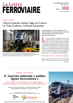 La Lettre ferroviaire 368