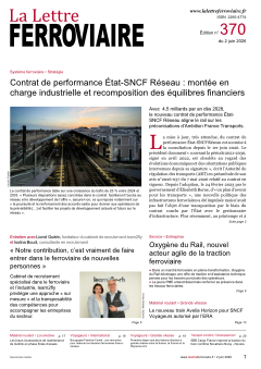 À lire dans La Lettre ferroviaire 370