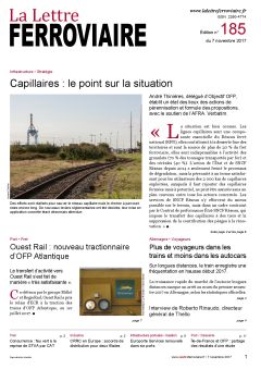 À lire dans La Lettre ferroviaire 185