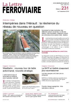 La Lettre ferroviaire n°231 La Lettre ferroviaire n°231