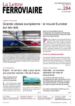 La Lettre ferroviaire n°284 La Lettre ferroviaire n°284