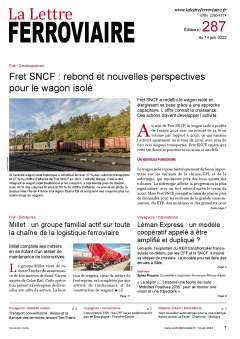 À lire dans La Lettre ferroviaire 287