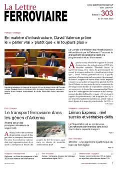 La Lettre ferroviaire 303 La Lettre ferroviaire 303