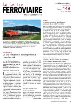 La Lettre ferroviaire n°149 La Lettre ferroviaire n°149
