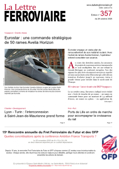 La Lettre ferroviaire 357