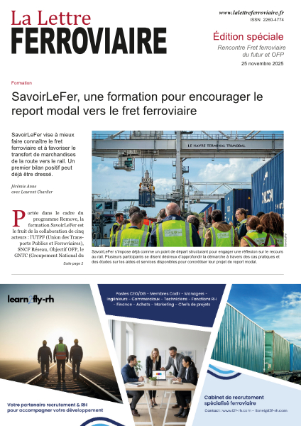 Numéro spécial La lettre ferroviaire publié à l'occasion de la Rencontre fret ferroviaire du futur et OFP du 25 novembre 2025