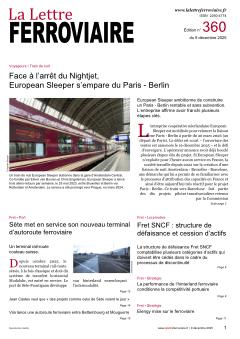 À lire dans La Lettre ferroviaire 360