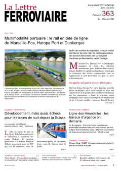 À lire dans La Lettre ferroviaire 363