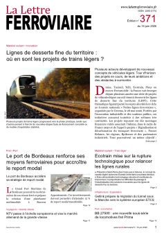 La Lettre ferroviaire 371