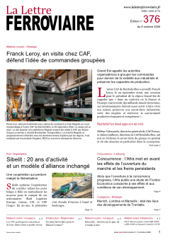 La Lettre ferroviaire 376