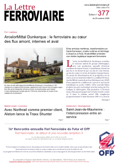 À lire dans La Lettre ferroviaire 377